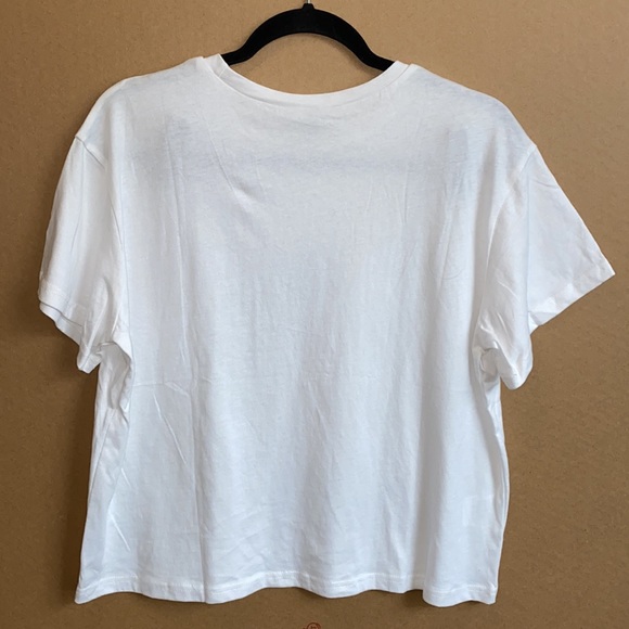 NWT The Creation Of Man Cropped T-Shirt From  Zaful  Size: Large - Picture 2 of 3